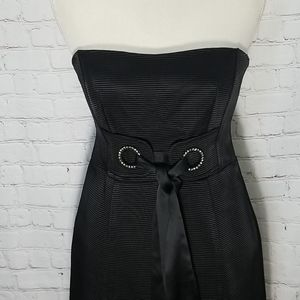 Nanette Lepore Black Strapless Dress